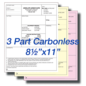Carbonless Forms Printing